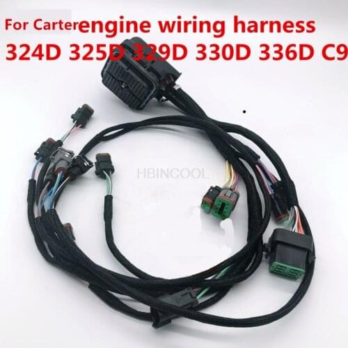 FOR CAT excavator 324D 325D 329D 330D 336D C9engine wiring harness spot high-quality excavator accessories free shipping