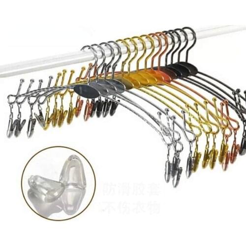 Hangerworld Most Popular Chromed Metal Lingerie Hanger for Bra,Underwear, Bra Hanger, Underwear Hanger with Big Hook
