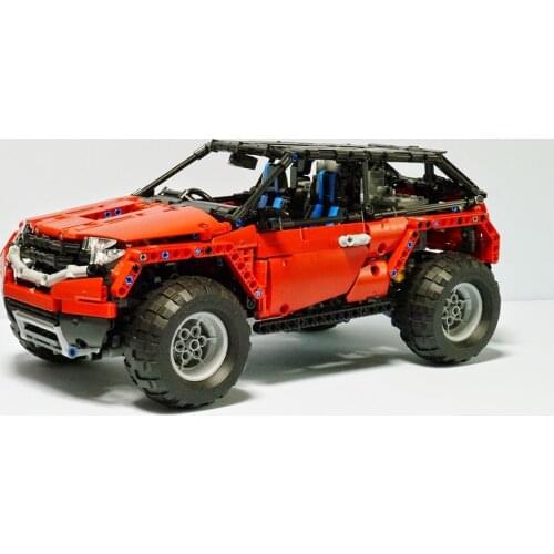 Moc-2964 Compact CUV Off-road Vehicle remote control electric assembly parts package Technology accessories Boys gift education