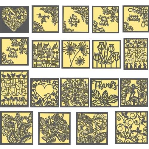 Flowers Leaves designs Houses Metal Cutting Dies For Scrapbooking Craft Die Cut Card Making Embossing Stencil Photo Card