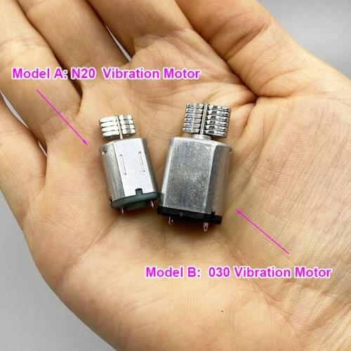 Mini N20 Vibration Motor/ 030 Vibration Motor DC 3V 3.7V 5V Vibrating Motor Vibrator with Eccentric Wheel DIY Toy Massager