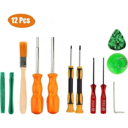12 in 1Triwing Screwdriver Set Durable Screwdriver Tool Full Triwing Screwdriver Repair Kit GameBit Tool Kit for Nintendo Switch