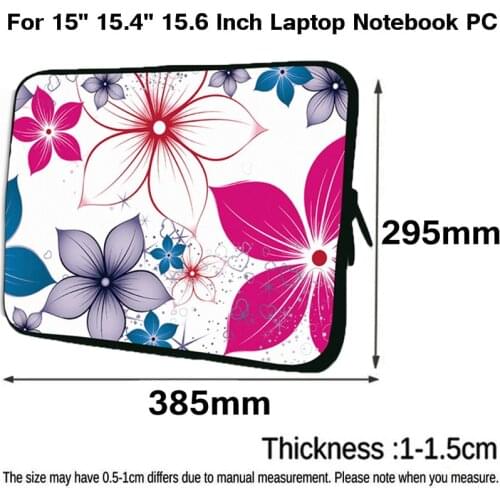 Fasion Casual Prints Neoprene Computer Accessories Funda 15.6/15.4/ 15 Laptop Case For Women Girls 2020 New Arrival Notebook Bag