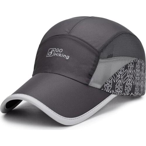 New Summer Outdoor Sport Breathable Ultra-Thin Quick Drying Women Mens Baseball Cap Climbing Fishing Hiking Sunscreen Hat A163