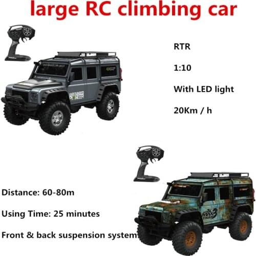 Upgrade 1:10 2.4G Radio Control Car 4WD IPX4 Electric RC Car Buggy Off-Road Remote Control Trucks Boys Toys for Children