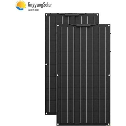 Solar panel 2pcs 100w etfe flexible solar 12v battery cell for caravan camping