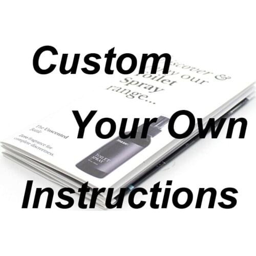 Instructions a4/a5/a6 Mini Flyer Printing Folding Catalogue Corporate Trifold 6 Folded Paper Custom Size Design Product Manual