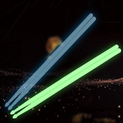 1 Pair Professional Luminous Drum Sticks 5A Nylon Drumsticks Musical Instruments Drum Sticks