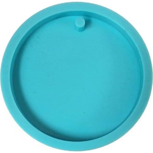 R58E Heart Round Keychain Silicone Resin Mold Scissors Bottle Opener Pendant Molds