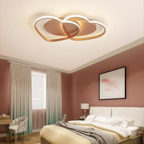 Romanticism Heart shape ceiling light for Living room Bedroom Dining room Ceiling lamp Hanging Lamp chandelier light Fixture
