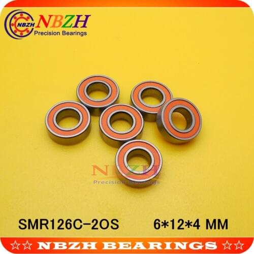 Fishing reel Stainless steel hybrid ceramic ball bearing SMR126 2RS SMR126C-2RS CB ABEC7 LD SMR126 2OS SMR126C-2OS 6*12*4 MM