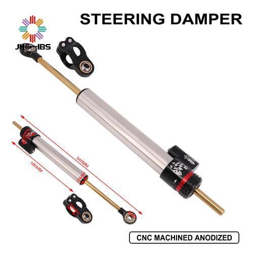 Motorcycle CNC Universal Adjustable Steering Damper Stabilizer For HONDA Yamaha Kawasaki MT YZF R1 R6 ZX6R Ninja GSXR