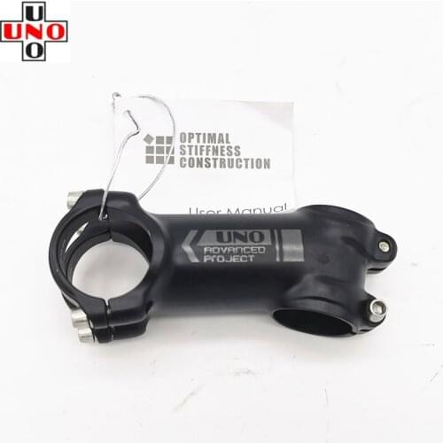 UNO 7050 aluminum alloy light stem bicycle road mountain bike stem ±7/17 degree 80-130mm black