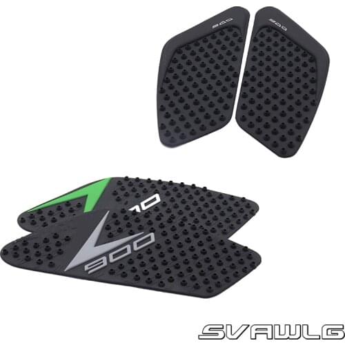 Motorcycle Tank Traction Pad Side Gas Knee Grip Protector Anti slip sticker 3M Black Cover For kawasaki Z900 2017 Tank Pad