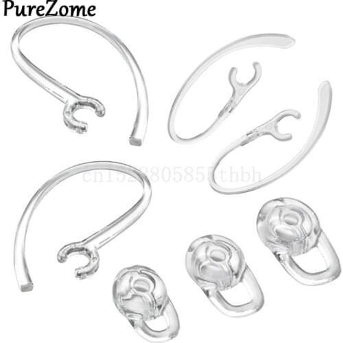 1Set Earbuds Earplugs Ear Gels Hook for Plantronics Marque M155/2M165 for Savor M1100 M100 M55 M28 M25 Wireless Bluetooth Headse