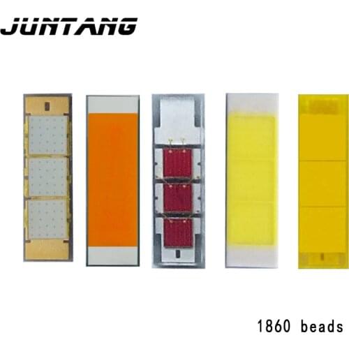 10pcs LED High Power Light Bead 1860 Car Light Bead White Light Warm White Golden Light Red Light Blue Light 10W15 Watt