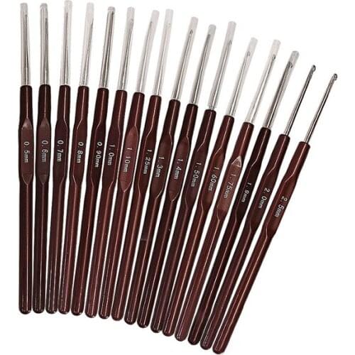 16 Pcs Small Soft Lace Crochet Hook Handle Knitting Needles Handle Weave Yarn Sewing Tools Hand Sewing Supplies