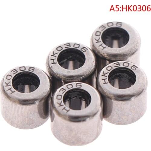 5Pcs HK Series Bearings HK0306 HK0608 HK0810 Drawn Cup Needle