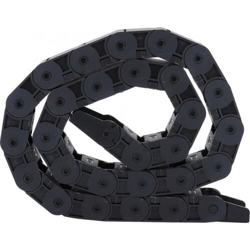 1m R38 Black Nylon Cable Drag Chain Wire Carrier for 3D Printer CNC Machine 18x25mm for 3D Printer CNC Machine