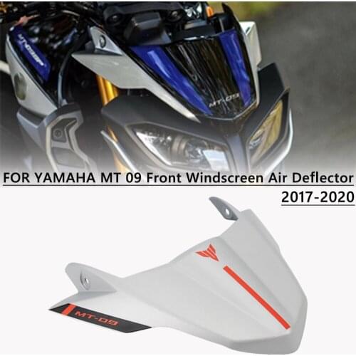 Motorcycle Accessories Front Windscreen Air Deflector FOR YAMAHA MT 09 MT09 FZ09 Motorcycle Windshield Panel Cover 2017 -2020