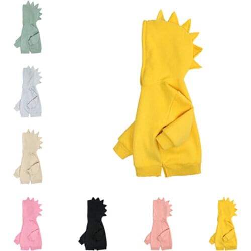 Kids Baby Girl Clothes for teens Sweatshirt Dinosaur Hooded Shirt Cute Cotton Coat Warm Long Sleeve Jacket for Boy Hoodies Women