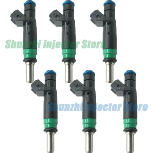 6pcs Fuel Injector Nozzle For BMW 7 E65 4.4 Petrol 245Kw Fuel Rail With Injectors 7514611 7514610 7525721
