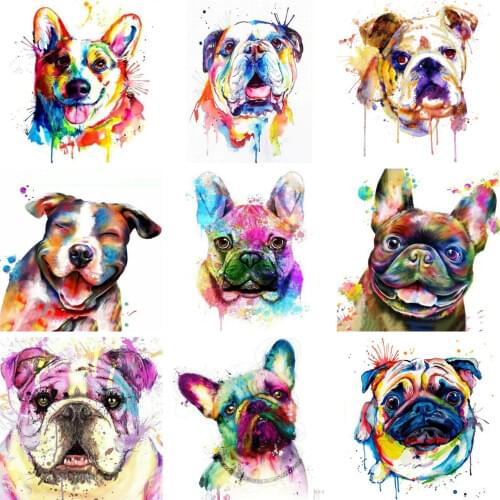 HUACAN 5d Diamond Painting Dog Handicraft Full Square Drill Diamond Embroidery Animal Mosaic Picture Home Decor Craft Kit
