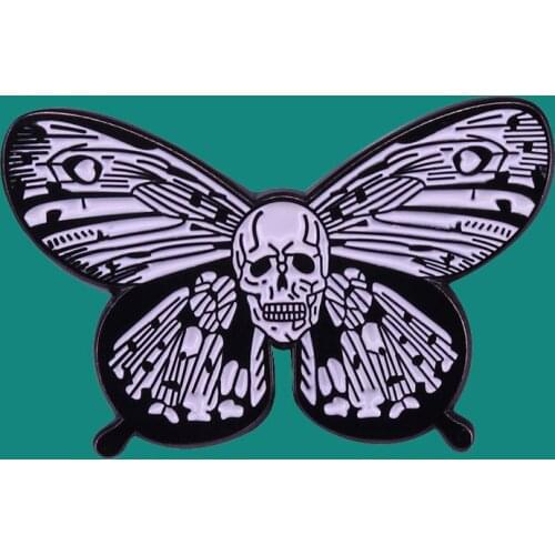 Creativity Skull Lapel Brooch Collect Metal Pins Backpack Hat Bag Collar Adorn Cartoon Badges Women Fashion Jewelry Gifts