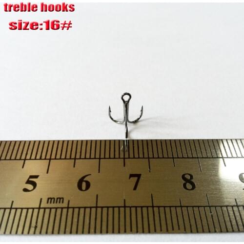2020 HOT new treble hooks size 16# quantily 1000pcs Fishing tackle small hook