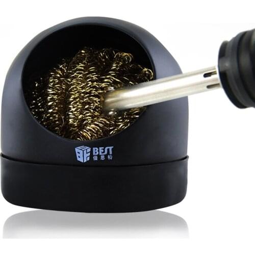 BEST 936 Soldering Iron Head Cleaning Ball Soldering Station Solution Nozzle Seat Suction Ball Cleaning Nozzle Steel Ball