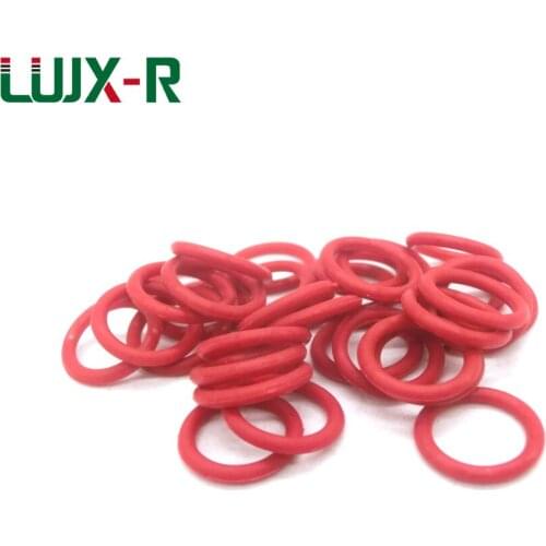 LUJX-R 2mm Red O Ring Seal VMQ Silicone Seal Ring Washer OD 46/48/52/55/58/62/64/68mm O-Ring Thickness Gasket Watertightness