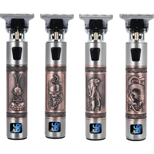 LCD Display Hair Clipper Hair Trimmer Barber USB Rechargeable Hair Cutting Machine Beard Trimmer For Men Haircut Styling Tools