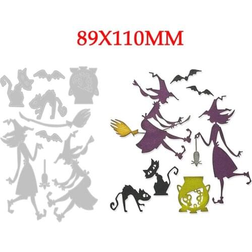 Halloween Wizard Metal Cutting Dies For DIY Making Scrapbooking Greeting Card Paper No Stamps New Arrived 2021