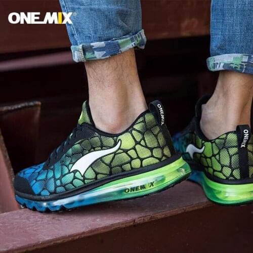 Onemix Brand Hot Sale Men Air Cushion Running Shoes For Women Breathable Walking Sneakers Athletic Outdoor Sports Training Shoes