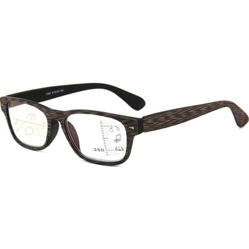2020 Close to nature Frame Progressive Multifocal Reading Glasses Men Fashion Far And Near Multi-focus Reading Glasses Women