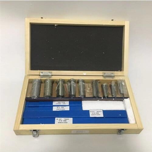 18pcs HSS Metric Keyway Broach Set 4mm 5mm 6mm 8mm Broaches 12-28 Cutting Broaching Bushings Keyway Tool CNC Kit