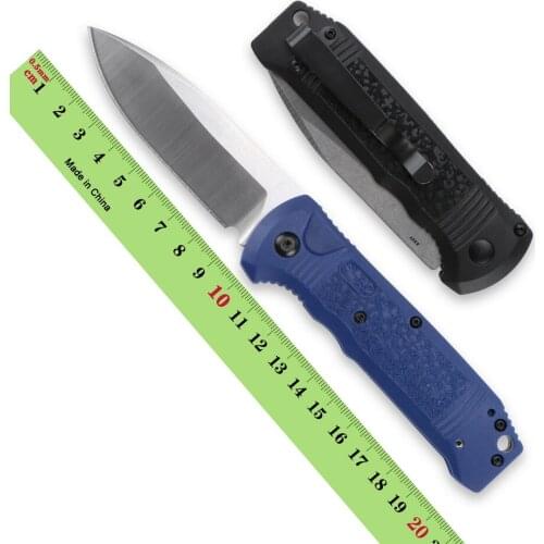 NEW Blue 4400 Mark S30V Blade Grivory Fiber Handle Hunting Camp Pocket Outdoor Survival Kitchen EDC Tool Tactical Folding Knife