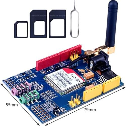 SIM900 GPRS/GSM Shield Development Board Quad-Band Module For Compatible C84