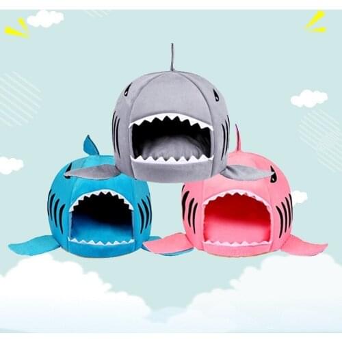 Dog House Shark For Large Dogs Tent High Quality Cotton Small Dog Cat Bed Puppy House Pet Product