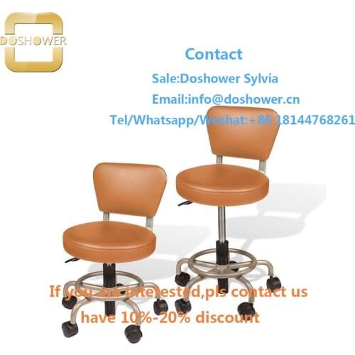 Beauty salon adjustable stool with nail technician chair stool for pedicure step stool