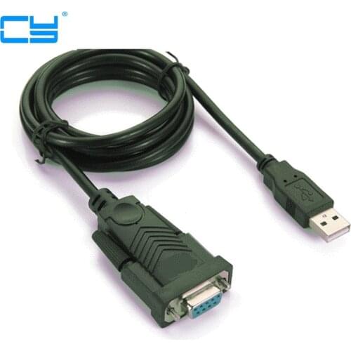 USB Rs232 Femea cable3FT buracos da porta USB 2.0 para serial DB9 femea 9 furos COM cabo de Computador 1 m Novo com o driver de