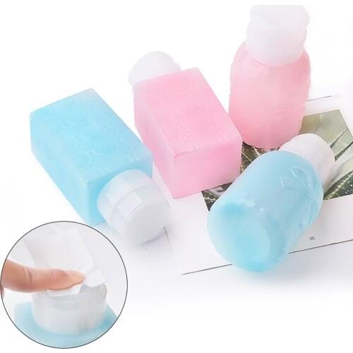 High Quality 1PC Press Pump Dispenser Refillable Push Down Empty Bottle for Nail Art Polish Remover