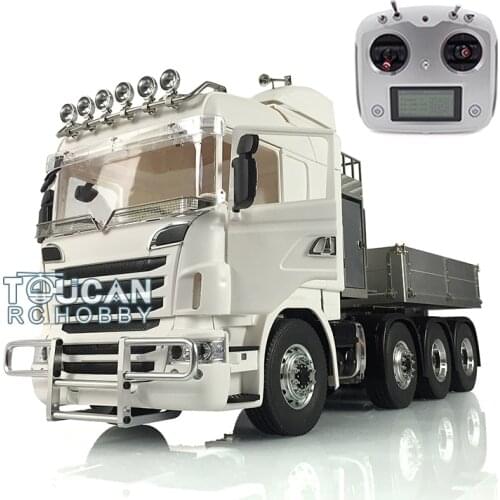 1/14 LESU Metal 6*6 Chassis Hercul Tractor Sca Truck Radio Bumper Hopper THZH1017-SMT3