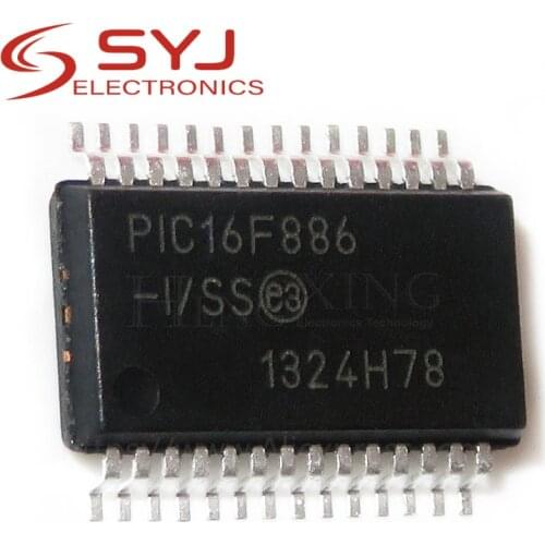 1pcs/lot PIC16F886-I/SS PIC16F886 SSOP-28 In Stock