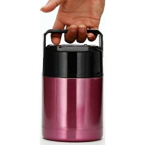 10PCS 304 stainless steel thermos lunch box for hot food with containers 800ml 1000ml Vacuum Flasks Thermoses thermo mug