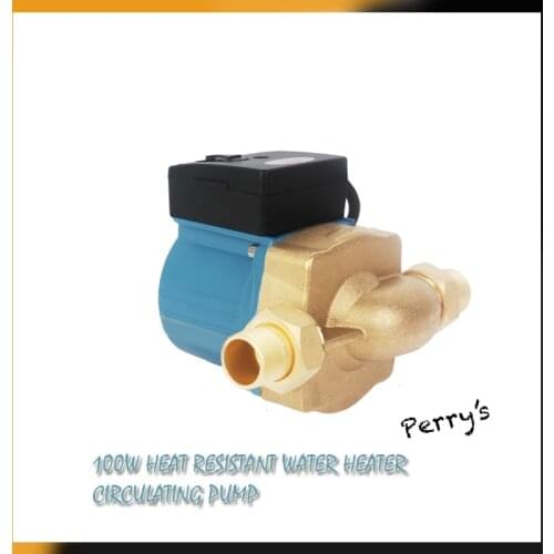 100W Canned Hot Water Circulation Pump Electrical Shower Pump With Temperature Controller