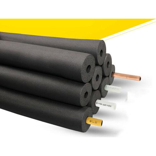 2M Length Internal diameter 6/10/13/16/19/25/28/34/48mm*15mm Thickness Thermal Insulation Pipe Sponge Foam Rubber Tube