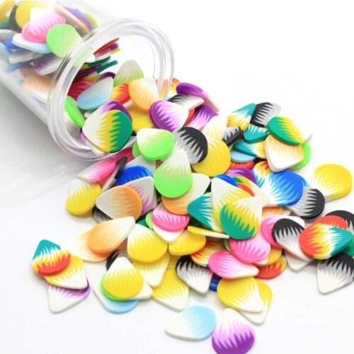 50/100/50g Animal Feathers Slices Polymer Hot Clay Sprinkles For Crafts DIY Nail Art Decorations Mini Play Toys Phone Decor Home