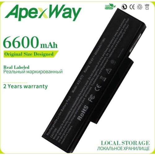 9cells laptop battery for Asus li-ion A32-K72 A32-N71 K72DR K72 K72D K72F K72JR K73 K73SV K73S K73E N73SV X77X77VN k72-100 X77VN