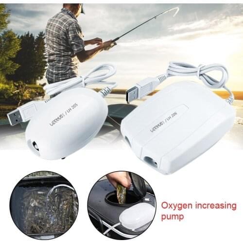 USB Fish Tank Aquarium Accessories Air Pump Filter Ultra Silent Circulating Oxygen Pump LB88